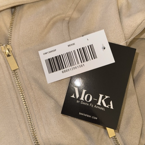 Faux Suede Moto Jacket - Picture 9 of 9